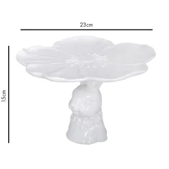 Rockett St George Bunny Cake Stand, 23cm