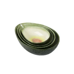 Rockett St George Set of 4 Avocado Nesting Bowls