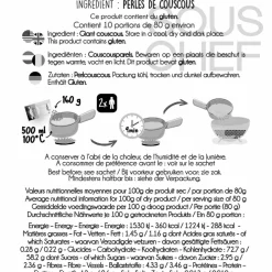 Sabarot Giant Couscous Pearls, 800g