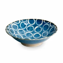 Sakuru Shallow Bowl Blue, 24cm
