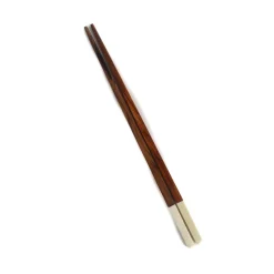 Sarah Petherick Red Wood Chopsticks with White Bone Ends, 26cm