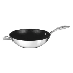 Scanpan HaptIQ Stainless Steel Non-Stick Wok, 32cm