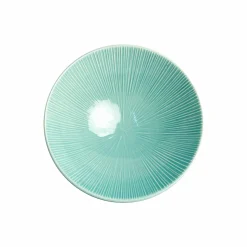 Senkei Shallow Bowl, Turquoise, 24cm