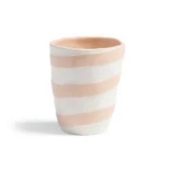 Set of 4 Abstract Stripe Tumblers, 10cm
