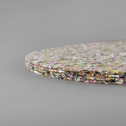 Set of 4 Beach Clean Recycled Cork Round Placemats, 30cm