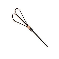 Set of 100 Black Looped Heart Bamboo Skewers, 15cm