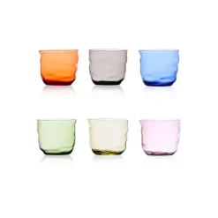 Set of 6 Ichendorf Milano Poseidon Assorted Tumblers, 340ml