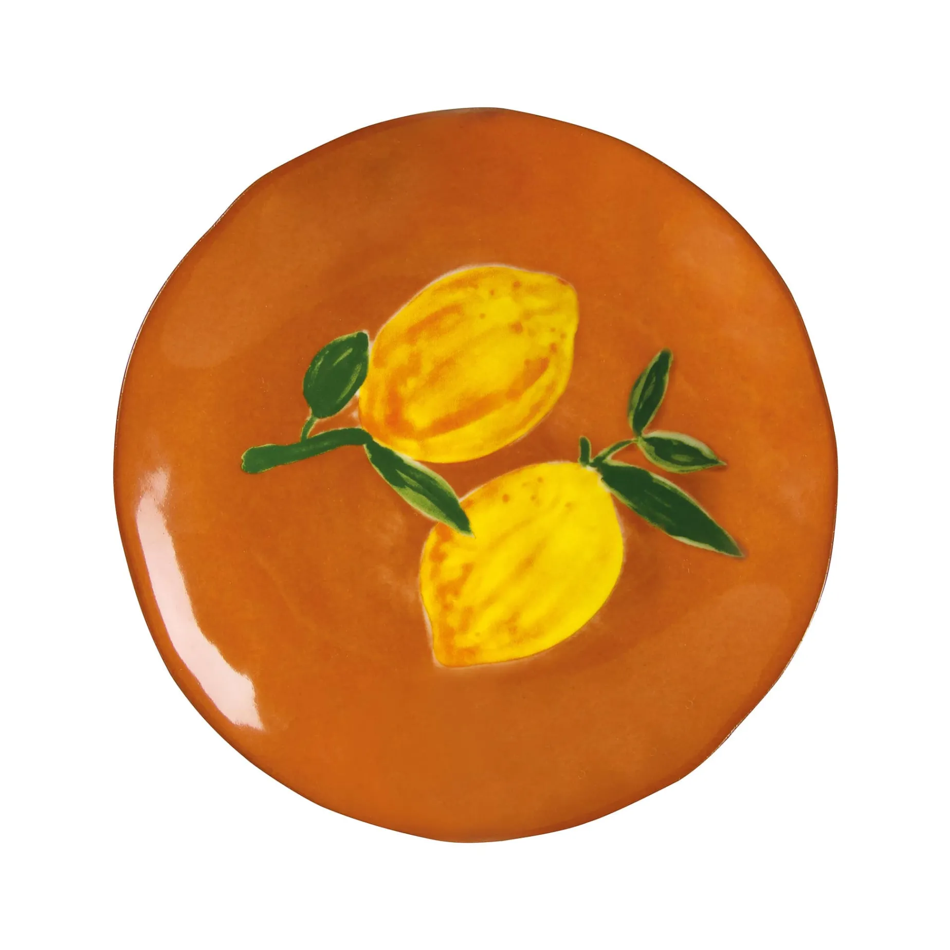Set of 4 Lemon Side Plates, 16cm