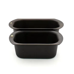 Set of 2 Netherton Foundry Spun Iron Loaf Tins