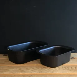 Set of 2 Netherton Foundry Spun Iron Loaf Tins