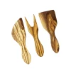 Set of 3 Olive Wood Mini Cheese Tools