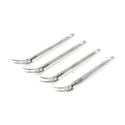 Set of 100 Stainless Steel Canape Tasting Forks