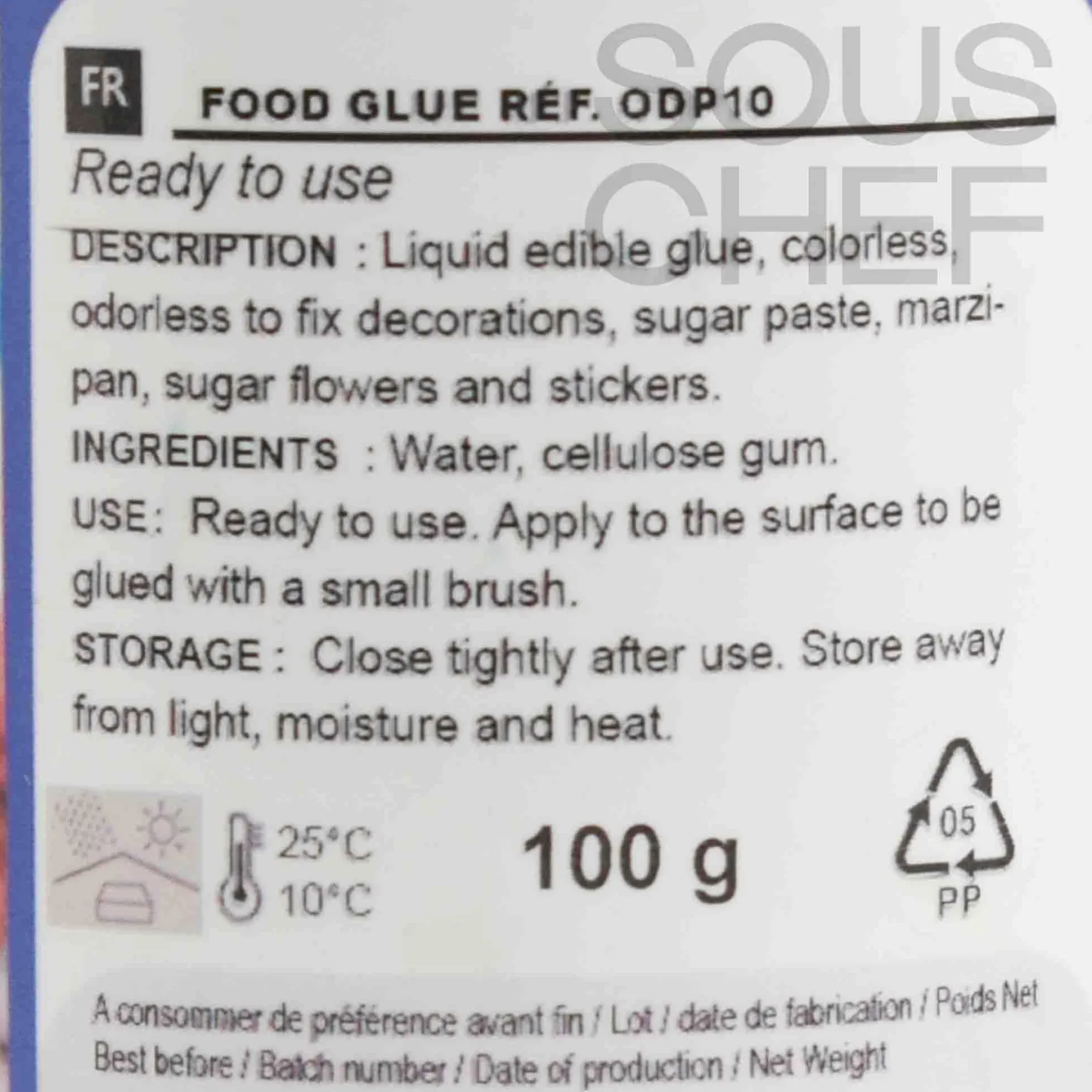Short Dated Deco Relief Food Glue, 100g