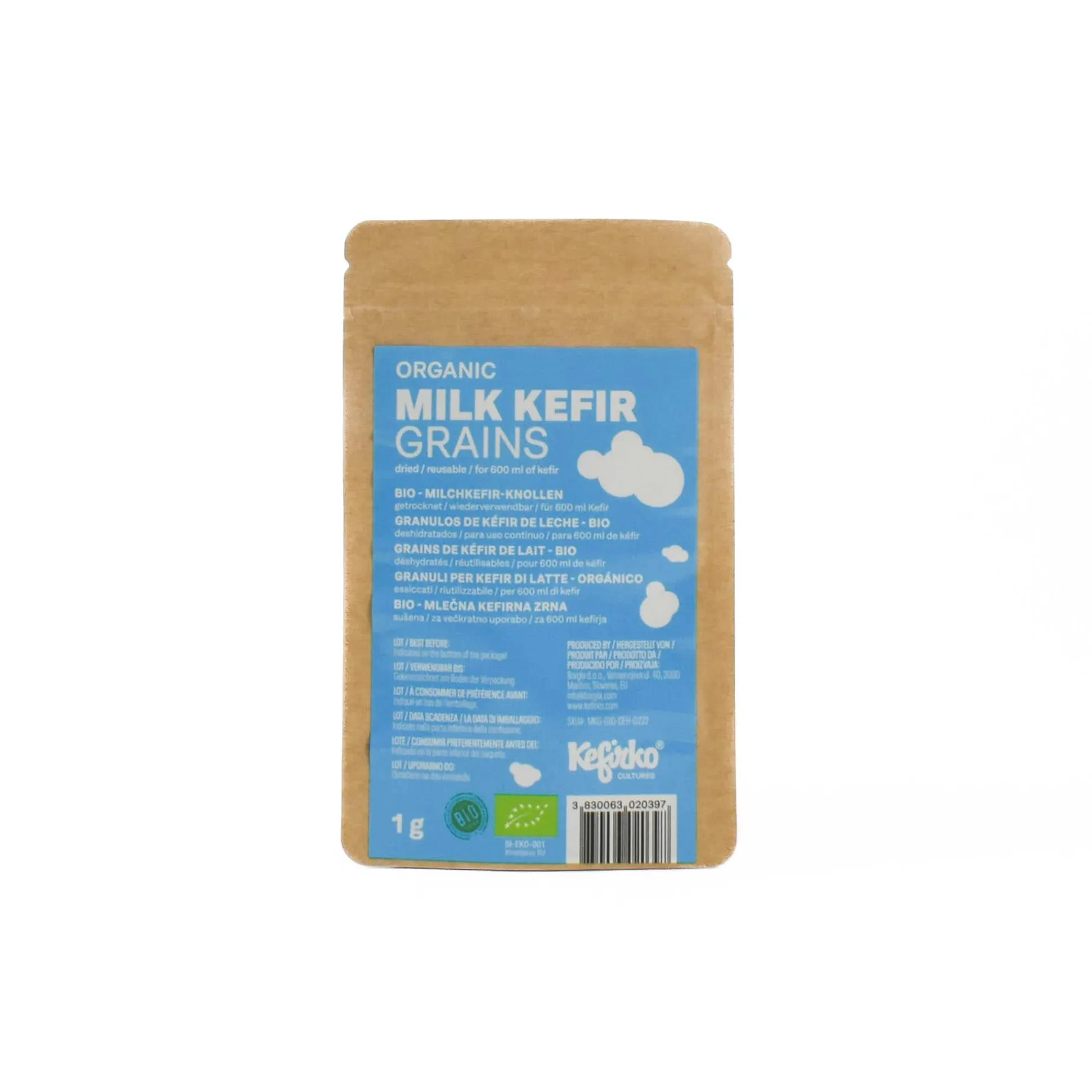 Short Dated Kefirko Milk Kefir Grains, 2g