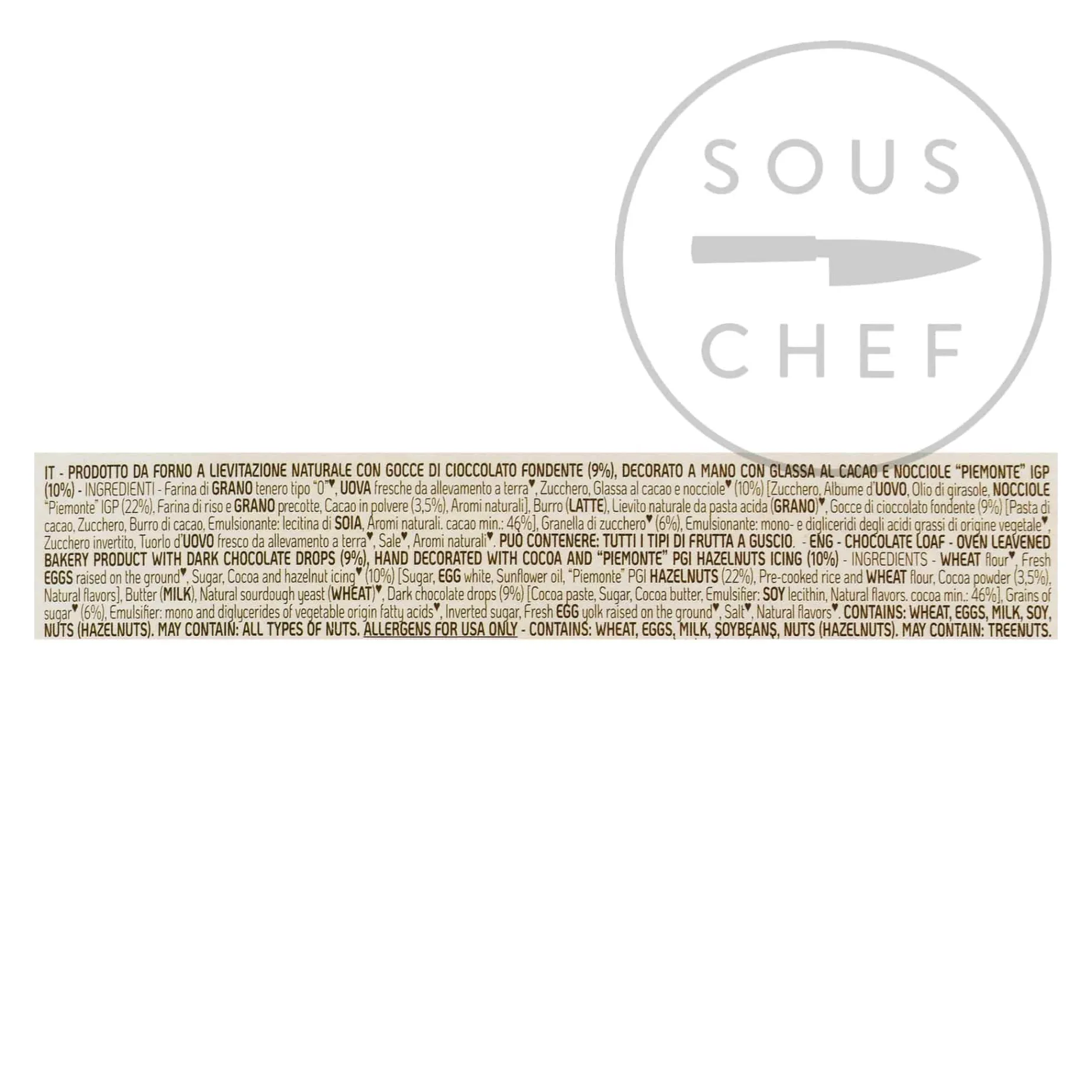 Short Dated Loison Chocolate Filone, 500g