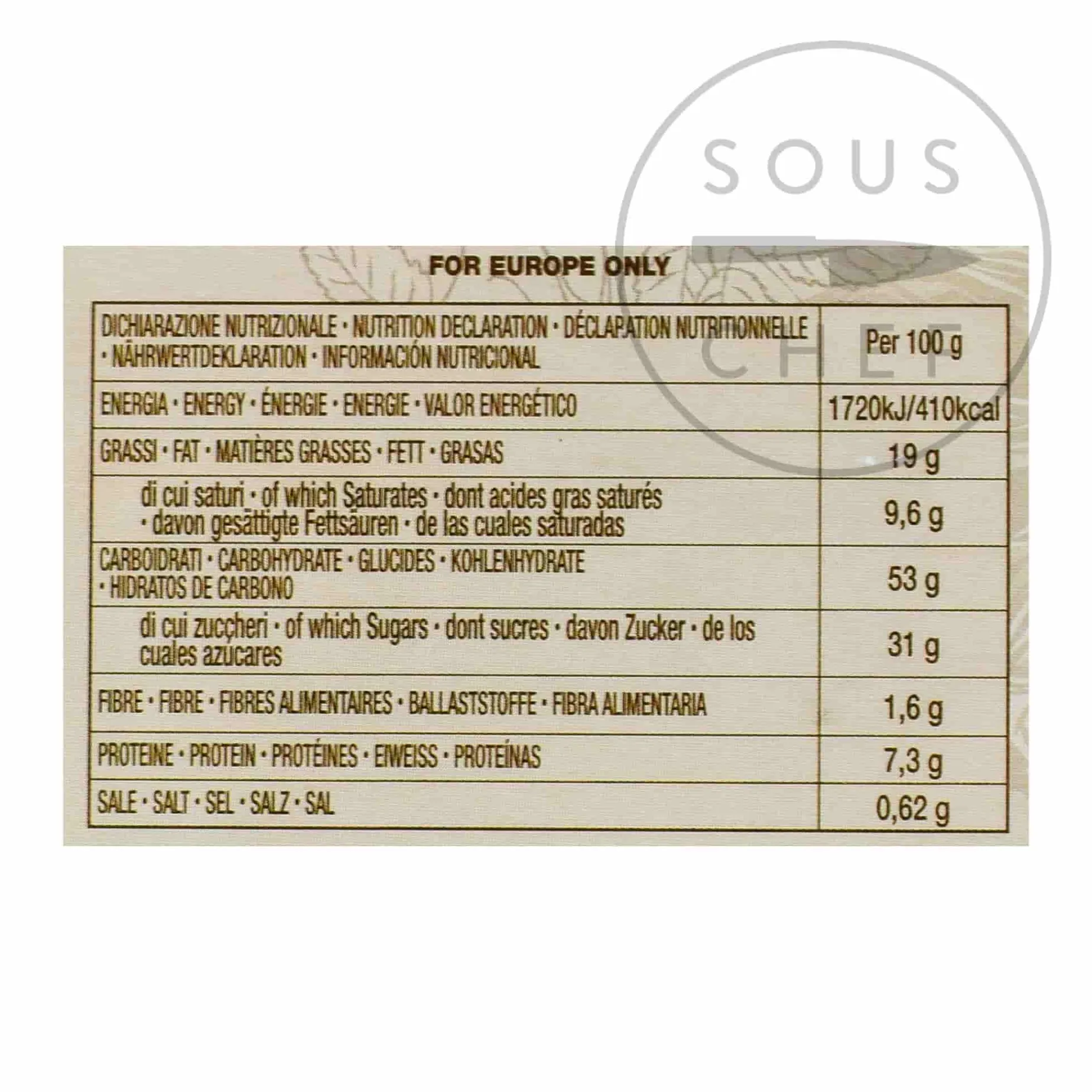 Short Dated Loison Chocolate Filone, 500g