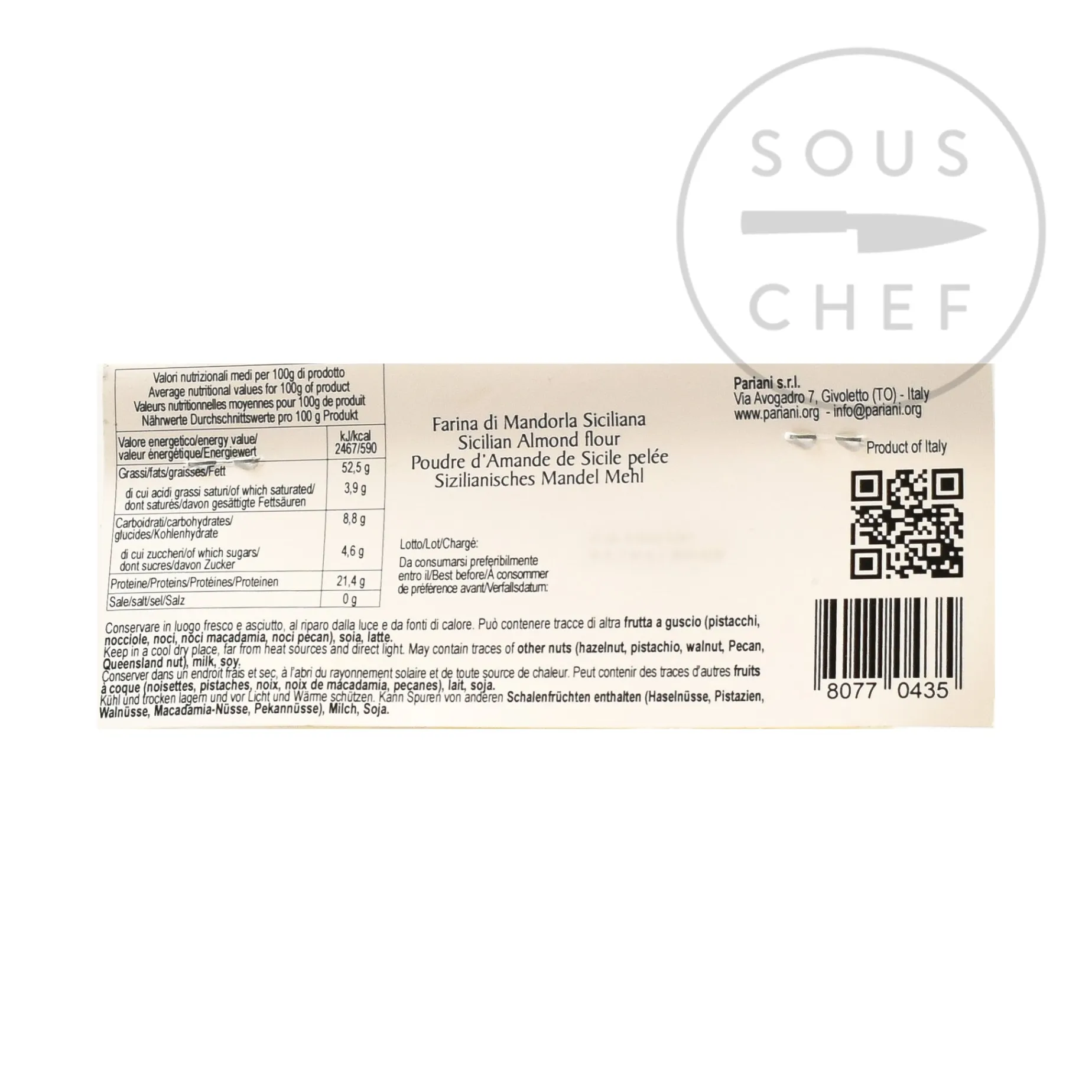 Sicilian Almond Flour, 150g