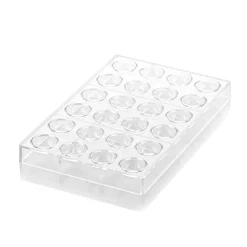 Silikomart Domed Tritan and Silicone Insert Chocolate Mould Set