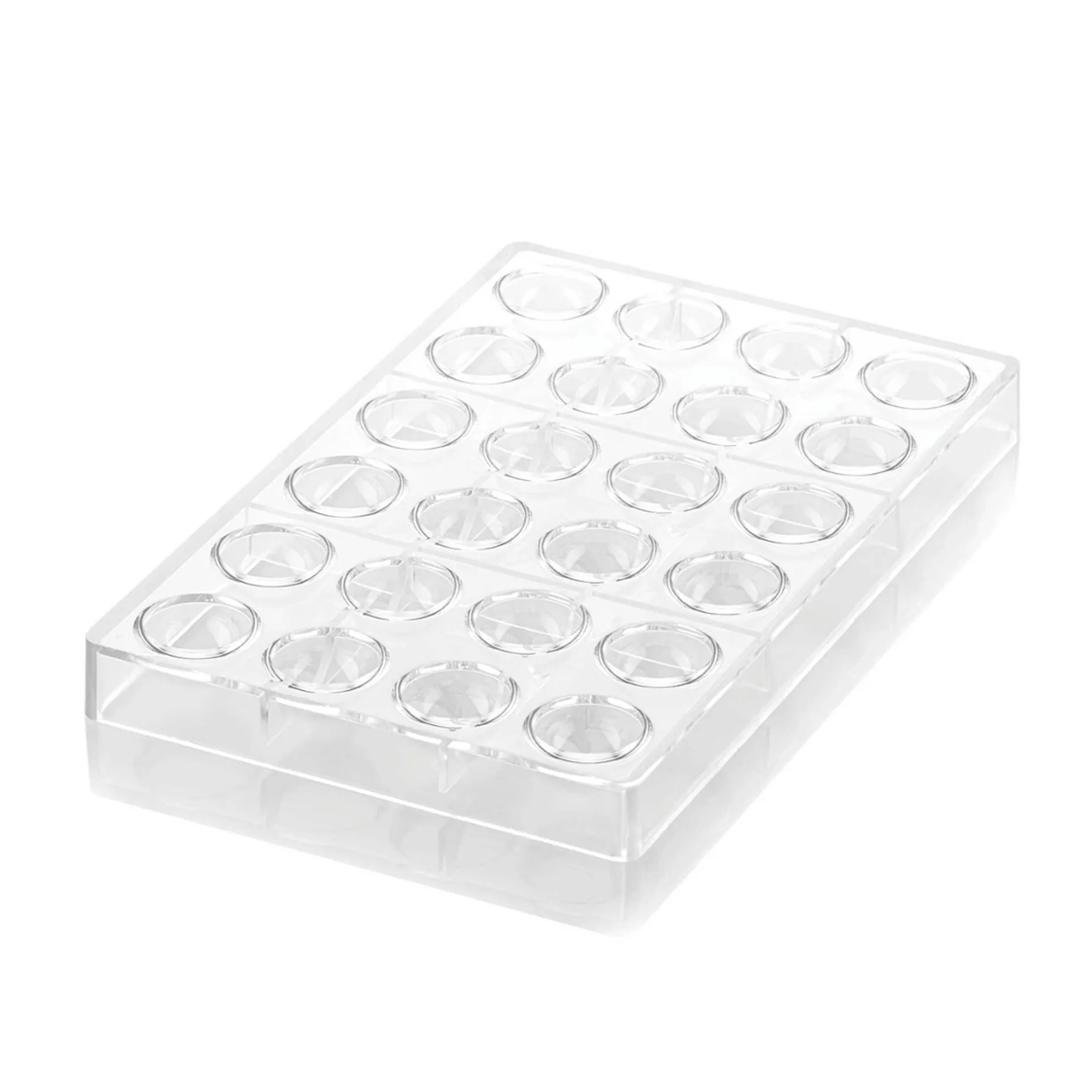 Silikomart Domed Tritan and Silicone Insert Chocolate Mould Set