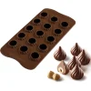 Silikomart Silicone Flame Chocolate Mould, 8ml