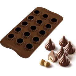 Silikomart Silicone Flame Chocolate Mould, 8ml