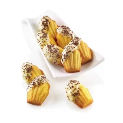 Silikomart Silicone Madeleine Mould, 9 Madeleines