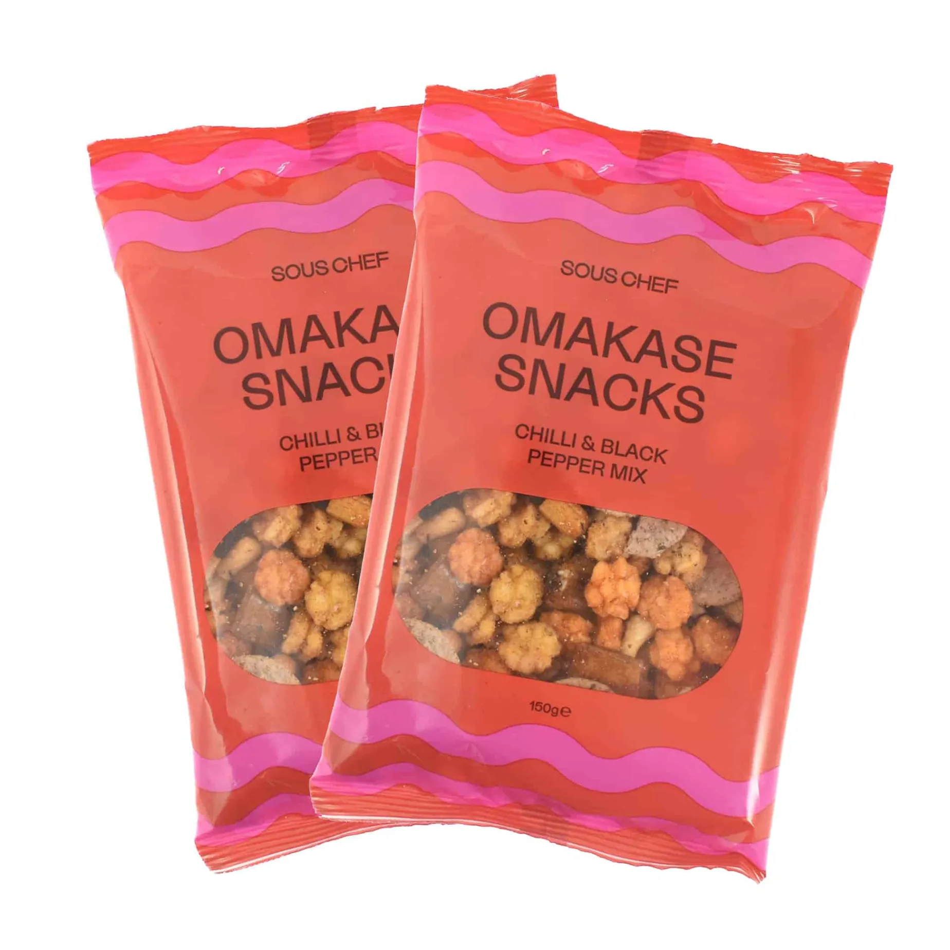 Sous Chef Omakase Snacks - Black Pepper & Chilli, 150g