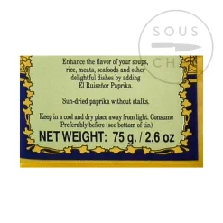 Sundried Paprika D.O. Murcia Dulce, 75g
