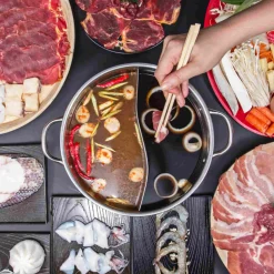 Table Top Chinese Hot Pot 4.5 litres, Serve 6-8