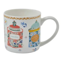 Tea Tins New Bone China Mug, 340ml