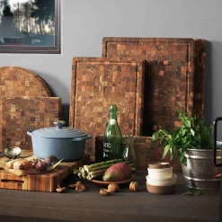 Teakhaus End Grain Butcher Block Rectangular Cutting Board, Large