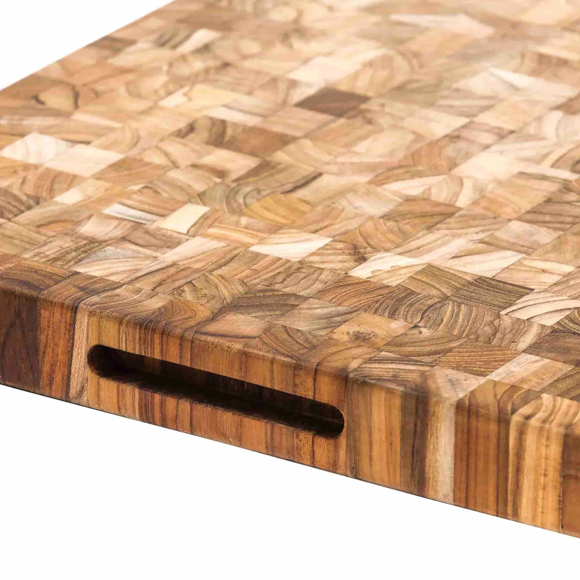 Teakhaus End Grain Butcher Block Rectangular Cutting Board, Medium
