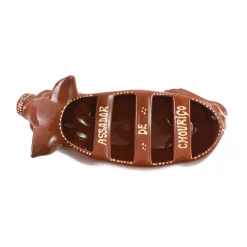 Terracotta Chorizo Pig Serving Dish, 30cm