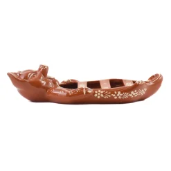 Terracotta Chorizo Pig Serving Dish, 33cm
