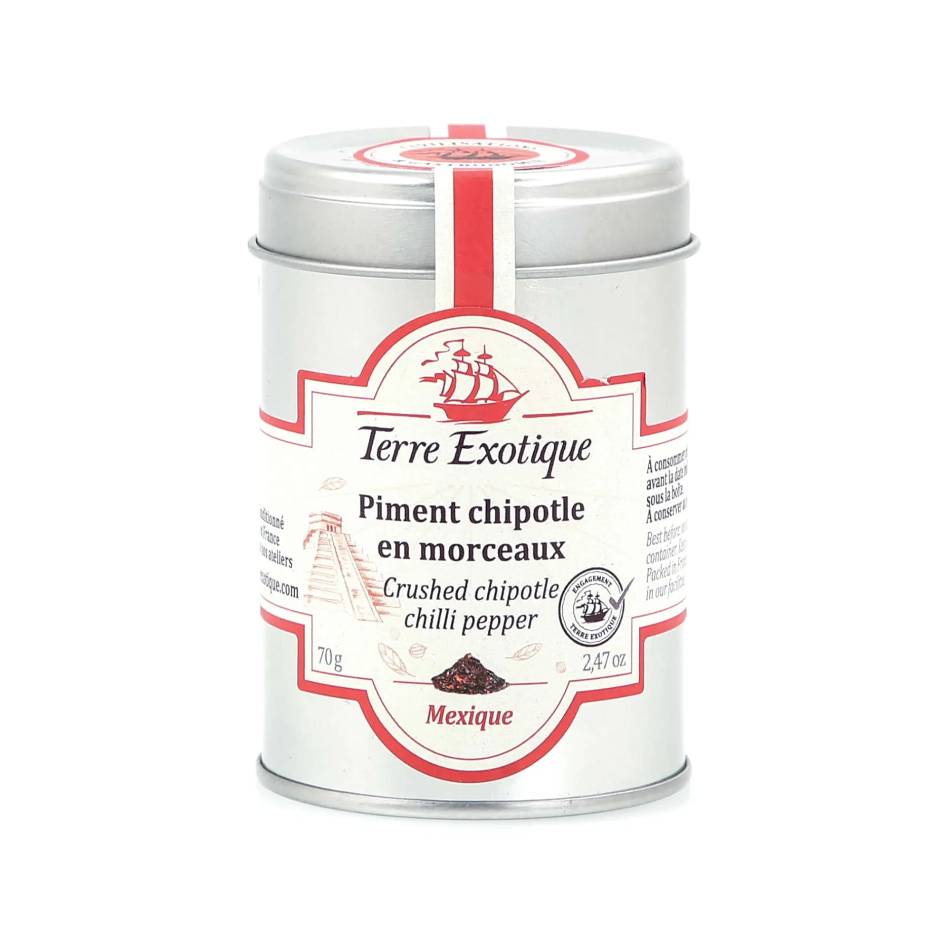 Terre Exotique Crushed Chipotle Chilli Pepper, 70g