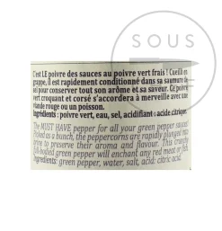 Terre Exotique Drained Green Pepper in Brine, 50g