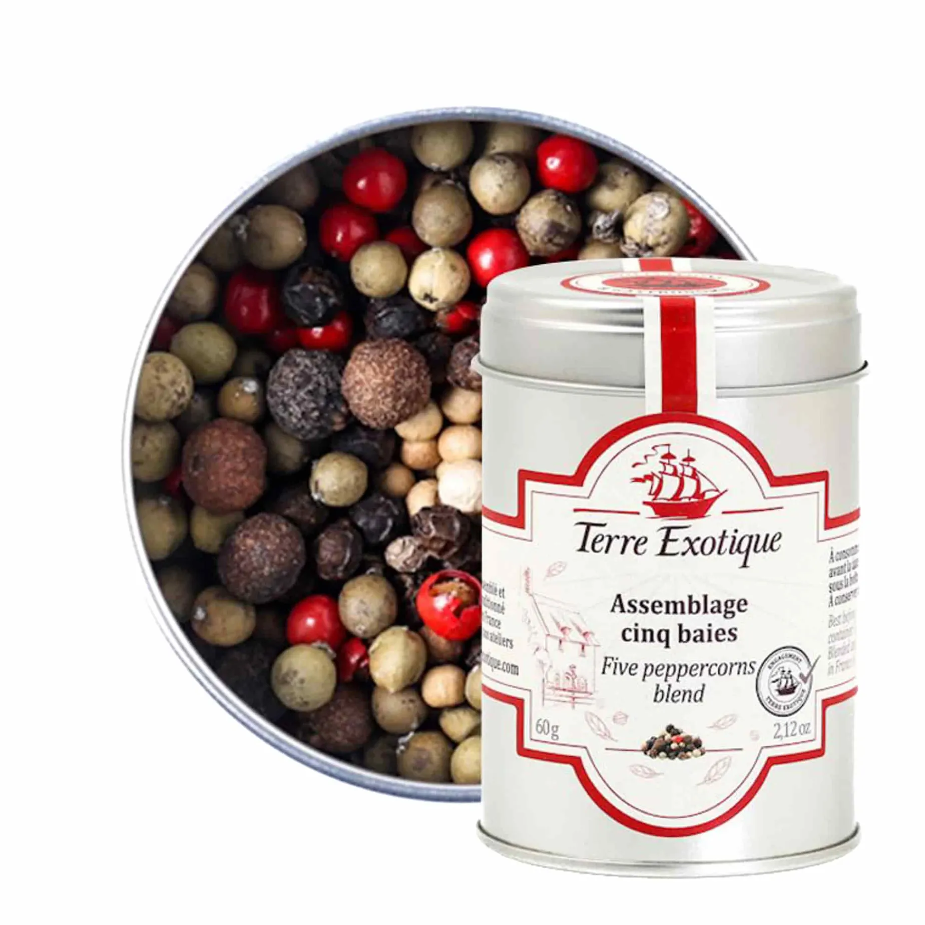Terre Exotique Five Peppercorns Blend, 60g