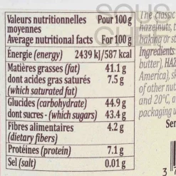 Terre Exotique Hazelnut Spread, 300g