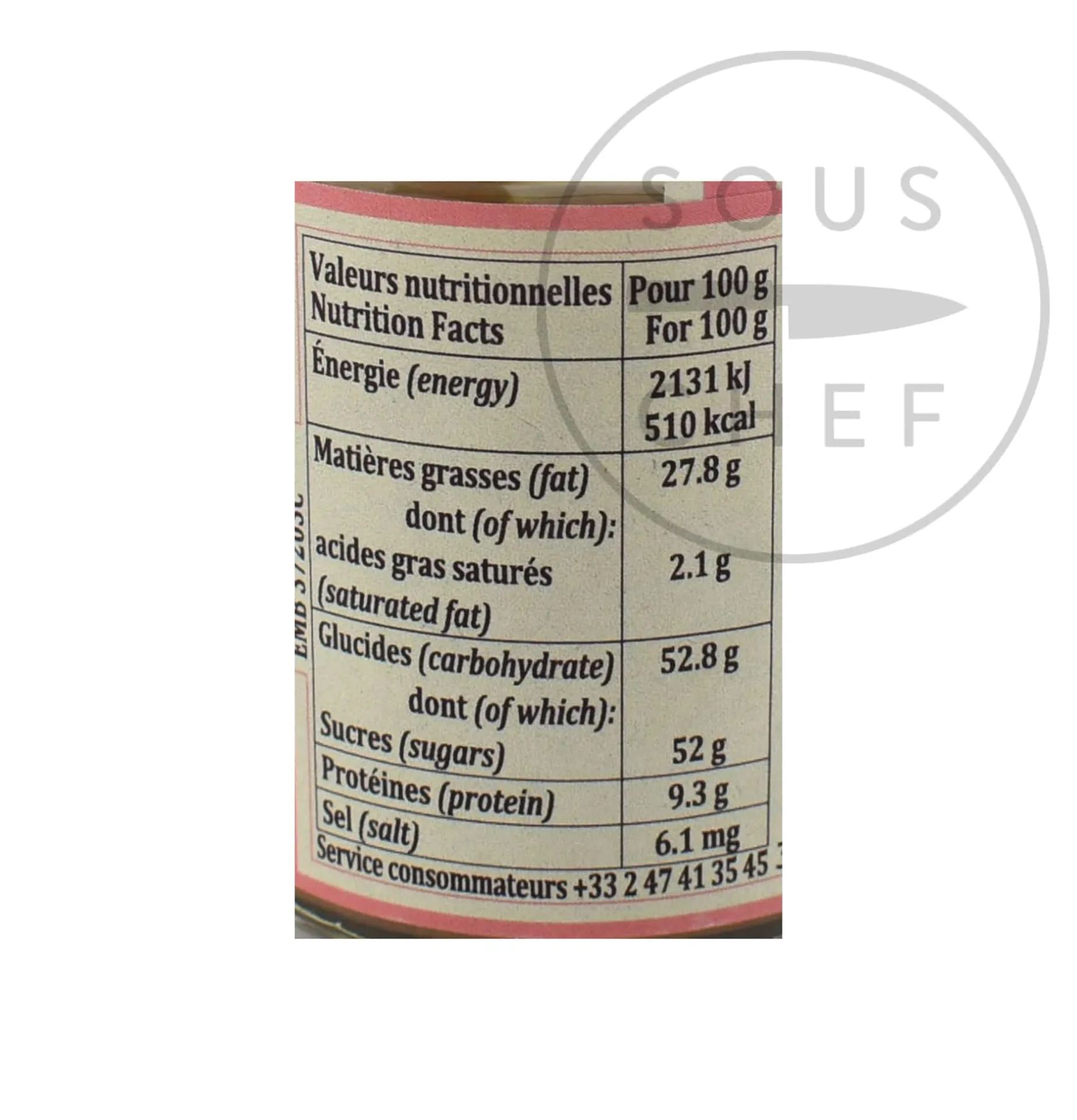 Terre Exotique Praline Paste, 100g