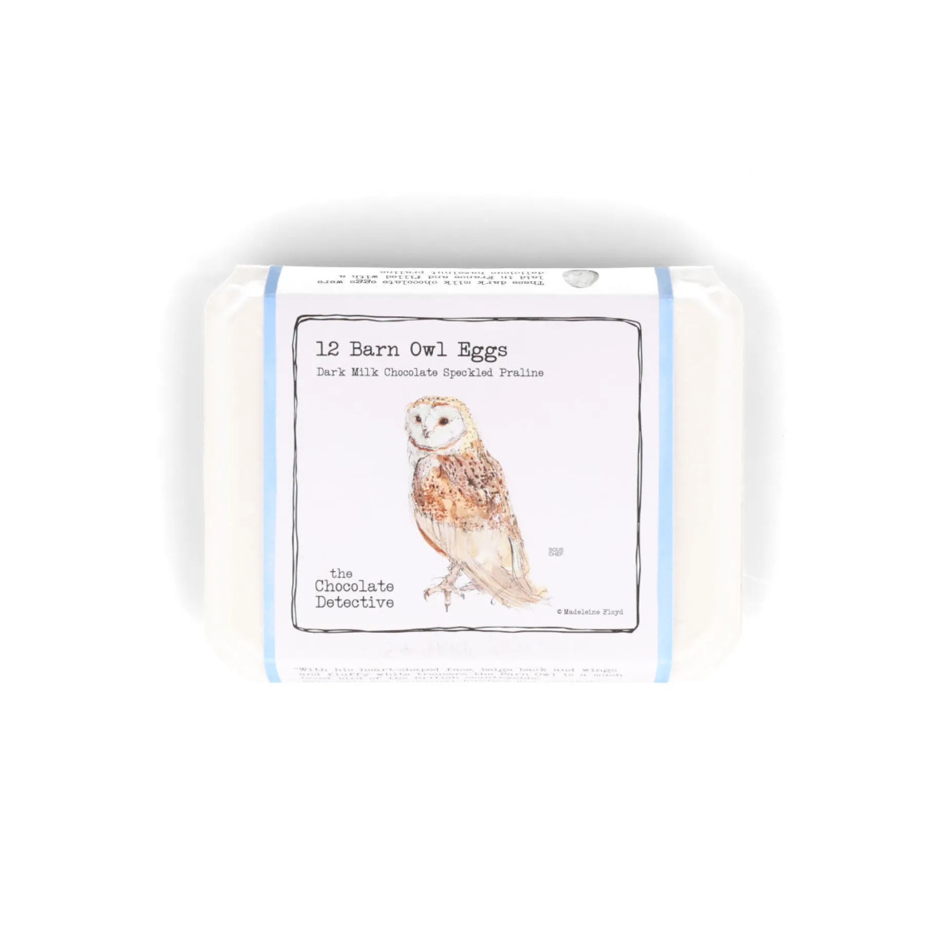 The Chocolate Detective 12 Barn Owl Chocolate Eggs, 150g