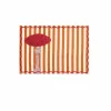 The Platera Striped Amanita Mushroom Cotton Placemat