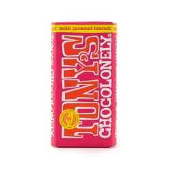 Tony's Chocolonely Milk Caramel Biscuit, 180g
