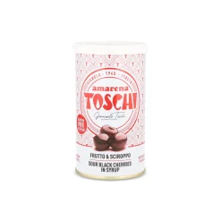Toschi Sour Black Cherries in Syrup