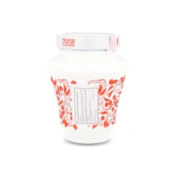 Toschi Sour Black Cherries in Syrup in Ceramic Jar
