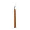 Triangle Set of 2 Potato Forks with Plum Wood Handle
