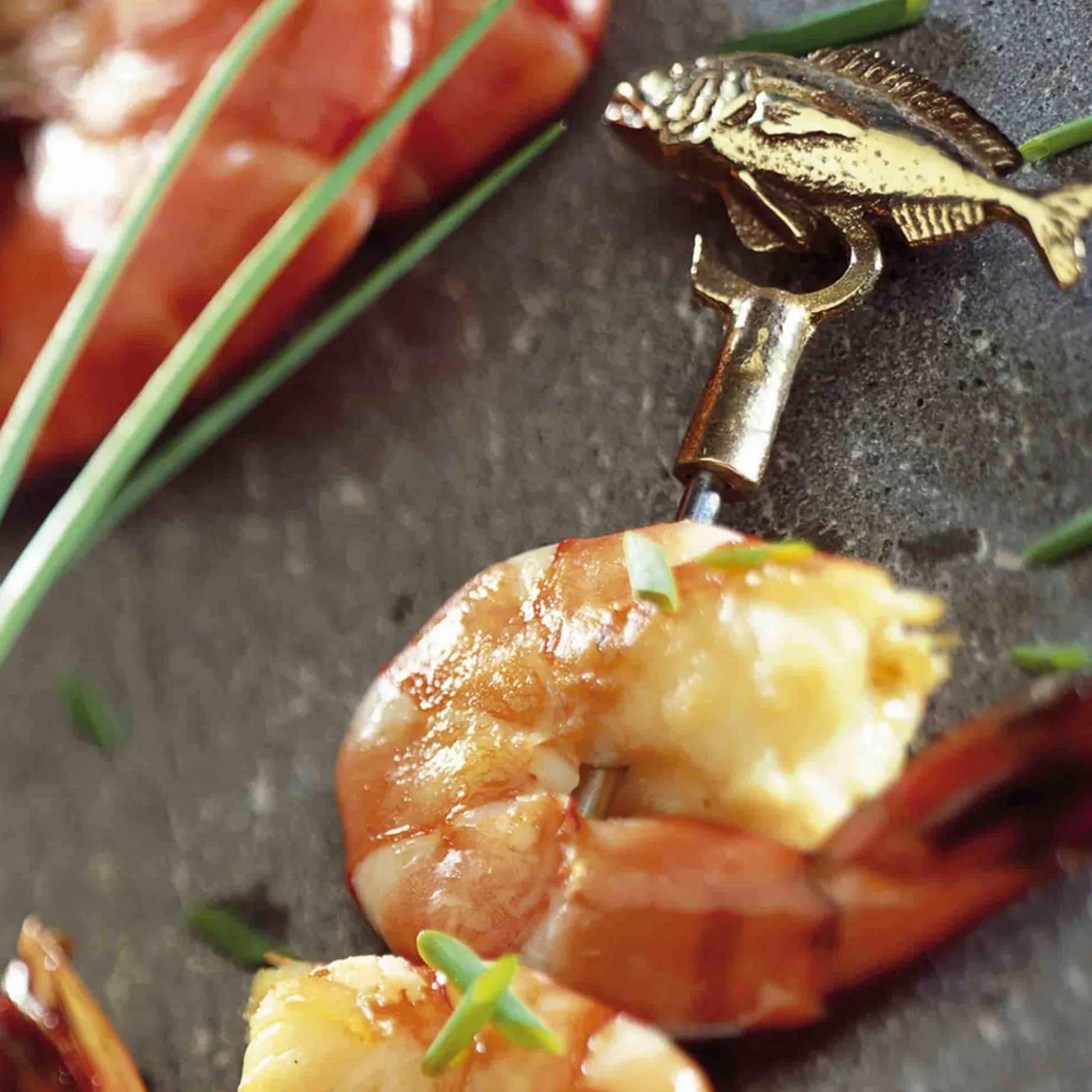 Triangle Set of 4 Stainless Steel Skewers in Gift Box