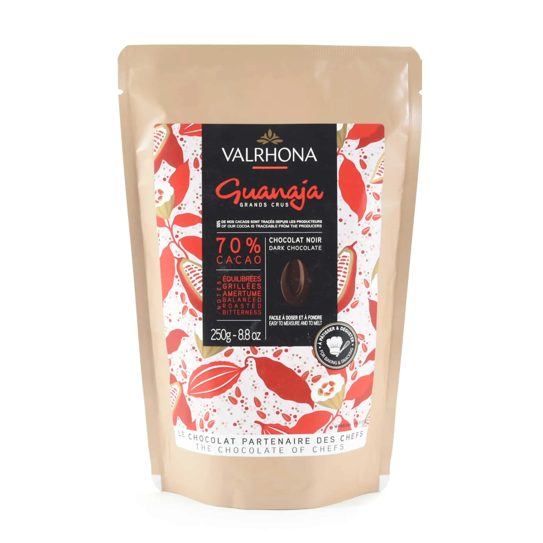 Valrhona Guanaja 70% Dark Chocolate Chips