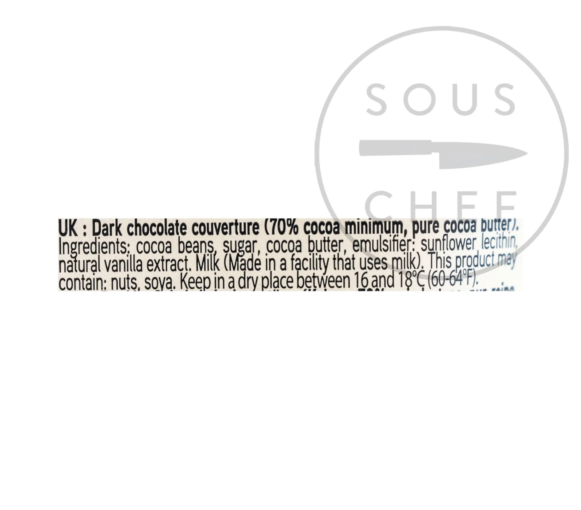 Valrhona Guanaja 70% Dark Chocolate Chips