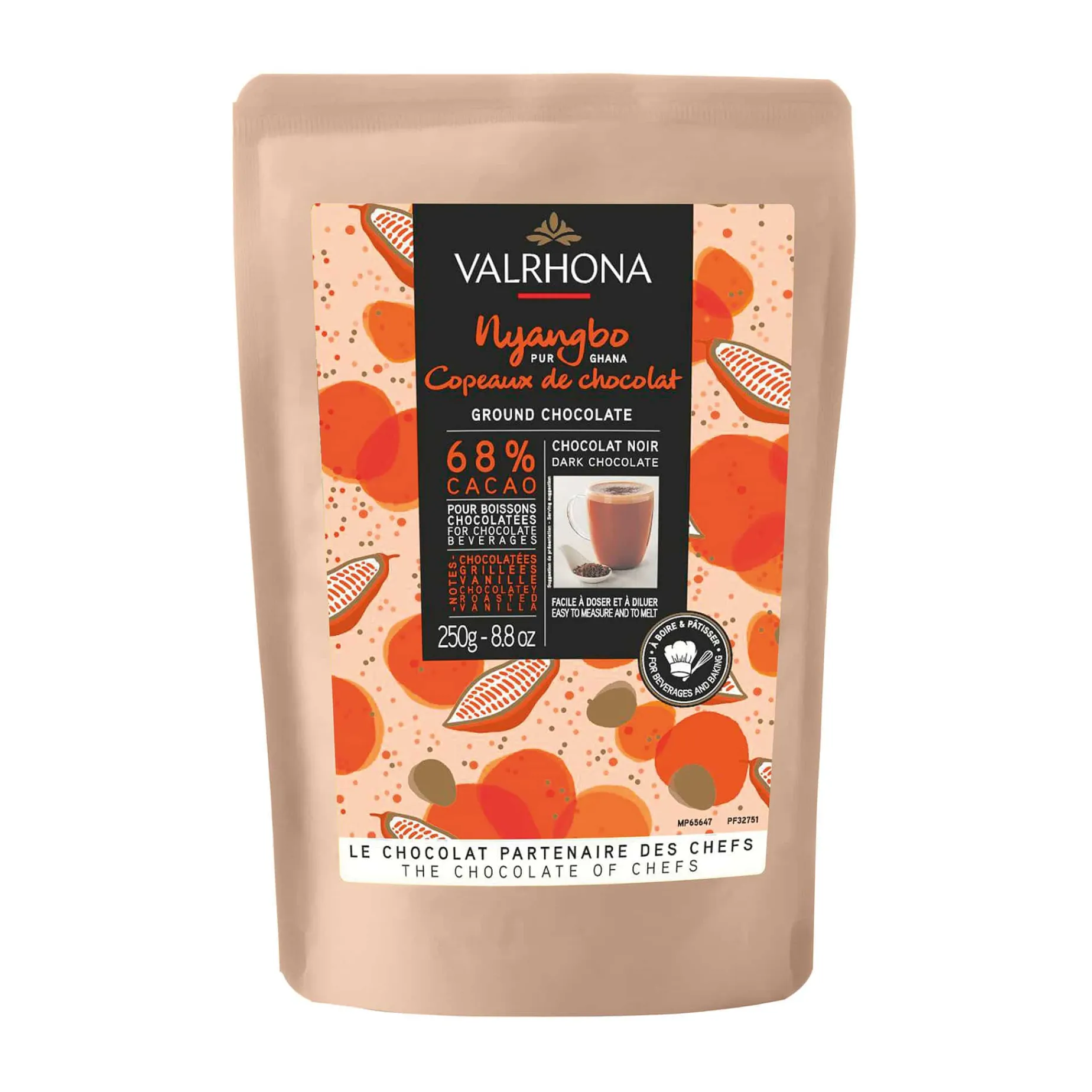 Valrhona Nyangbo Ground Chocolate, 250g