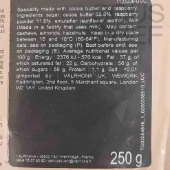 Valrhona Raspberry Inspiration Drops, 250g